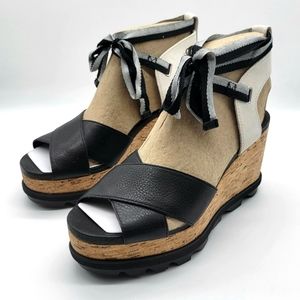 SOREL Joanie II High Ankle Lace Wedge 9.5